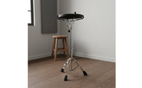 Foldable Snare Drum Stand Chrome Plated Practice Pad Stand Non-Slip Feet for Percussionists, Beginners, Studio, Stage Performance