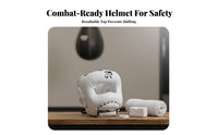 Nose Bar Protection Boxing Headgear Long-Lasting PU Leather Full Face Head Guard High Force Padding Spar Arena Head Guard Adjustable Fit for Adults, Boxers, Combat Artists, Dojo, Gym
