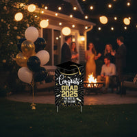 of 2025 Graduation Sign Waterproof 2025 Graduation Party Sign Outdoor Decoration for Graduates