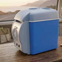 Mini Fridge 12V Car Fridge Small Refrigerator 7.5L Appliance Insert for Travelers, Road Trips, Camping