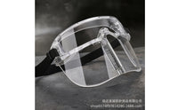 High-Impact Safety Goggles with Detachable Face Guard Surrounding Safety Goggles with Flip-up Face Guard Comfortable Soft for Workshop