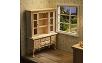 1:12 Scale Cabinet Sturdy Miniature Sideboard Classic Dollhouse Display Cabinet for Collectors, Kids