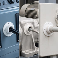 Marine Cable Grommet Panel-Mount Wire Routing Flange Low-Profile for Boats