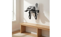 Black or Beige Wall-Mounted Two-Wheeler Rack 30 Kg Load Wall Mount Bike Rack Mounting Hardware Safeguard Pads