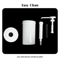 Easy Pressing Quantitative Fructose Pump Sturdy Metered Dose Syrup Pump Non-Stick Interior for Coffee Shops, Baristas, Commercial Kitchen