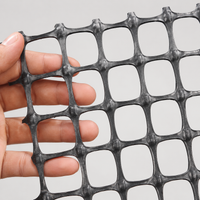 Insect-proof Net, Bird-proof Net, Animal-proof Net, 2m×50m, Plastic, 35mm Mesh, UV-resistant, Black, For Gardening, Home Vegetable Garden, Fence Net