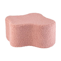 CumulusShaped Pouf Minimalist Design Low Stool Cream aesthetic for Homeowners, Adults
