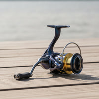Screw-in Handle Fishing Reel with Shallow Spool left/right Interchangeable Metal Fishing Reel Sleek Compact for Anglers