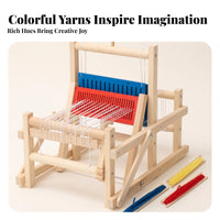 Wooden Weaving weaving machine Fine Motor Skills Slot Board DIY Weaving weaving machine Toy for Children