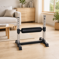Steel Single Leg Squat Stand Adjustable Bulgarian Split Squat Machine Home Gym