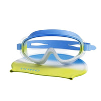 Anti-Fog Swim Goggles with Swim Cap Waterproof Eyewear Wide-View for Children, Swimmers, Beach