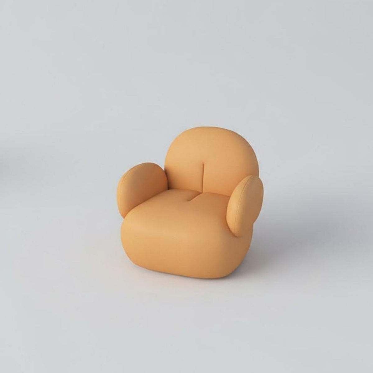 Modern Minimalist Design Single-Seat Armchair and Coffee Table Set Soft Upholstery Puffy Sofa and Table Combo High-Density Foam Cafe Seating Comfortable Design for Interior Designers, Business Owners, Clients, Dessert Shop, Reception Area, Boutique, Lobby