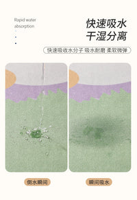 尚美巢品卡通圆形地毯儿童卧室床边毯书房阅读区地垫可爱电脑转椅 直径140CM【隔音防滑】【无异味】 缤纷乐园-围观怪兽