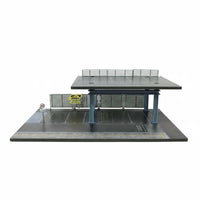 1:64 Scale Parking Lot Model Realistic Details Car Garage Diorama for Collectors, Hobbyists, Photography