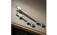 2 Pieces Adjustable Tie Rod   RC Steering Link Rod Eyelet Mount