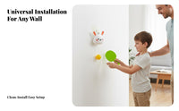 Parent-Child Interaction Hand-Eye Coordination Toy Portable & Space-Saving Hanging Table Tennis Practice Tool Improves Concentration