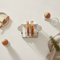 Toast Rack Stainless Steel Toast Holder Mirror-Polished Bread Holder for Breakfast, Kitchen Countertop, Cafes