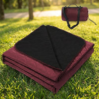 Picnic Blanket with a Soft Surface for a Family Picnic, Waterproof Camping Blanket and Beach Mat, Large Outdoor Blanket with a Carry Bag