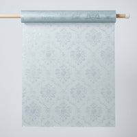 Privacy Window Film with Damask Pattern for Home Office, Frosted Glass Film for Living Room, Bathroom Privacy Shield, Cling PVC Material