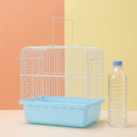 Extra Large Hamster Cage and Large Hamster Cage Villa, Two-Tier Syrian Hamster Cage with Iron Wire and Tray for Golden Hamster Habitat