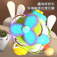 Montessori Early Education Dinosaur Busy Ball for Infants and Toddlers, Hand Grasp Toy, Sensory Six-Sided Toy