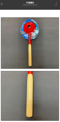 Natural Wood Baseball Bat with Ball Set