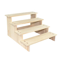 Stepped Display Rack Compact Tiered Display Stand Sturdy Furniture for Vanity