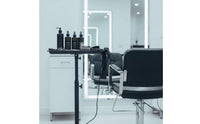 Salon Tray Cart Space Saving Service Cart Stable Trolley for Hair Stylists, Nail Technicians, Beauty Parlors