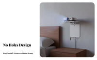 Space-Saving No-Drill Display Device Stand Easy Installation Bedside Display Device Mount Versatile Placement Stable Support for Renters, Students, Bedroom, Small Areas, Apartment, Living Room