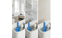 Hanging Toilet Tank Tablet Holder Adjustable Toilet Tablet Holder with Hook No-Drill Ventilated