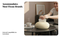 tearteardrop Shaped Tissue Box polished Surface Tissue Box Cover long-enduringing for Bedroom