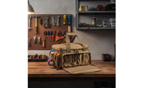 Large Capacity Tool Bag Long-Lasting Construction Multi-Pocket Tool Bag Wide Mouth Opening Padded Handle for Electricians, Handymen