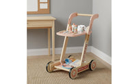 Kids Medical Cart Educational Kids Shopping Push Cart Easy Assembly Children's Toy for Young Children, Infants
