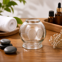 Traditional Fire Glass Cupping Set, Clear Cupping Glass, 1 Piece, for TCM, Muscle Relief & Relaxation