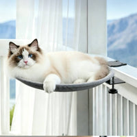 Space Saving Clamp-on Cat Perch Stable Design Desktop Cat Perch Easy Installation Pet Supplies All Seasons Use for Bedside