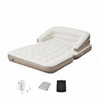 Portable Inflatable Pad Foldable Pillow Easy Setup for Beach Trips