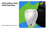 children's Boxing Groin Protector Thickened Design Child S Groin Protector Shock Absorbing Fighting Arts Groin Protector for Girls, Taekwondo