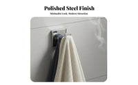 Heavy-Duty Wall-Mounted Towel Shelf Rust-Resistant Wall-Mounted Washroom Organizer Collection Modern Design Bathroom Accessory Set Easy Installation for Hotel Operators, Property Managers, DIY Enthusiasts, Laundry Room, Kitchen