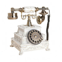 Audio Guestbook Phone Ornate Audio Guest Book Phone Retro Message Telephone Coiled Cord Voicemail Guest Book for Parties, Events