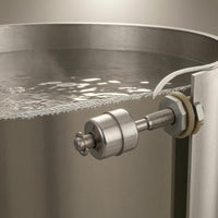 Wired Lead Stainless Steel Buoyant Switch Slim Threaded Buoyant Level Switch Silver Finish