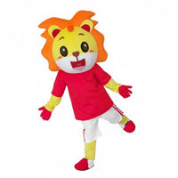 Lion Character Costume Cushioned Material Full Body Lion Outfit Eye Catching Event Attire for Parties
