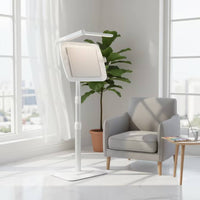 Book Stand, with Lamp Height Adjustable Book Stand, with Page Clips Tilting Furniture for Bedside