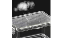 Habitat Box Ventilated Clear Enclosure Transparent Vented Tank for Desktop
