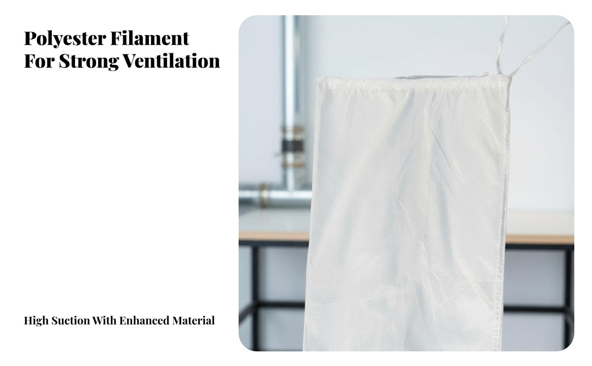 Anti-Static Blower strainer bag Thickened textile particulate Collector Part sturdyDuty Workshop apparatus Improves Air Quality for Woodworkers, DIY hobbyists, commercial Workers, Woodworking Shop, Woodshop, Factory, work location