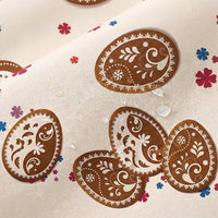 Easter Egg Pattern Shower Curtain Waterproof Easter Shower Curtain Festive Design for Families, Homeowners, Bathtub, RV