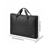 Portable Computer Host Travel Case Large Capacity Desktop PC Carrying Case Thick Padding Desktop Chassis Bag Shock Proof for Moving