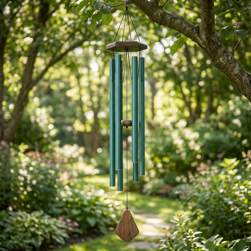 Deep Tone Wind Chimes, 140cm Metal Tube Wind Chimes Outdoor, Soothing Melodic Sound for Garden Verandah Decor