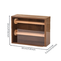 Bracelet Holder Organizer Box with Rods Removable Bracelet Box with Acrylic Cover Stylish Jewelry Storage Case for Women, Vanity, Bedroom