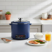 Low Sugar Rice Cooker Glass Inner Pot Rice Water Separating Cooker 12-Hour   Timer Kitchen Appliance for Health-Conscious Individuals, Home