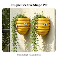 Rounded Bee Wall Planter Decorative Bee Nest Plant Pot